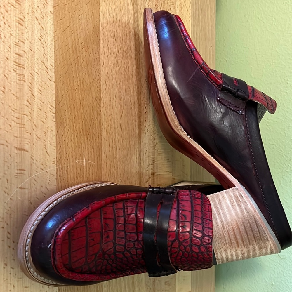 Freebird by Steven slip on mules.